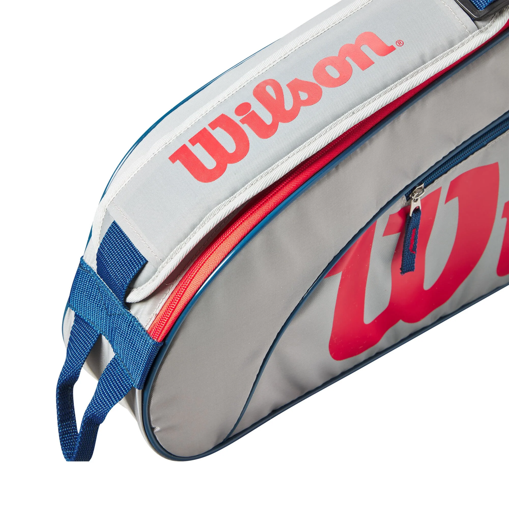 Wilson Junior Borsa Per Racchetta Da 3 - Grigio, Rosso 5 Wilson Junior Borsa Per Racchetta Da 3 - Grigio, Rosso - immagine 5