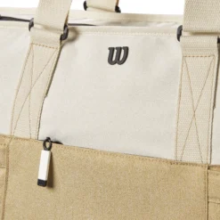 Wilson Women's Tote Borsa Sportiva - Bianco, Cachi -Negozio di articoli sportivi da tennis 0238500000 12