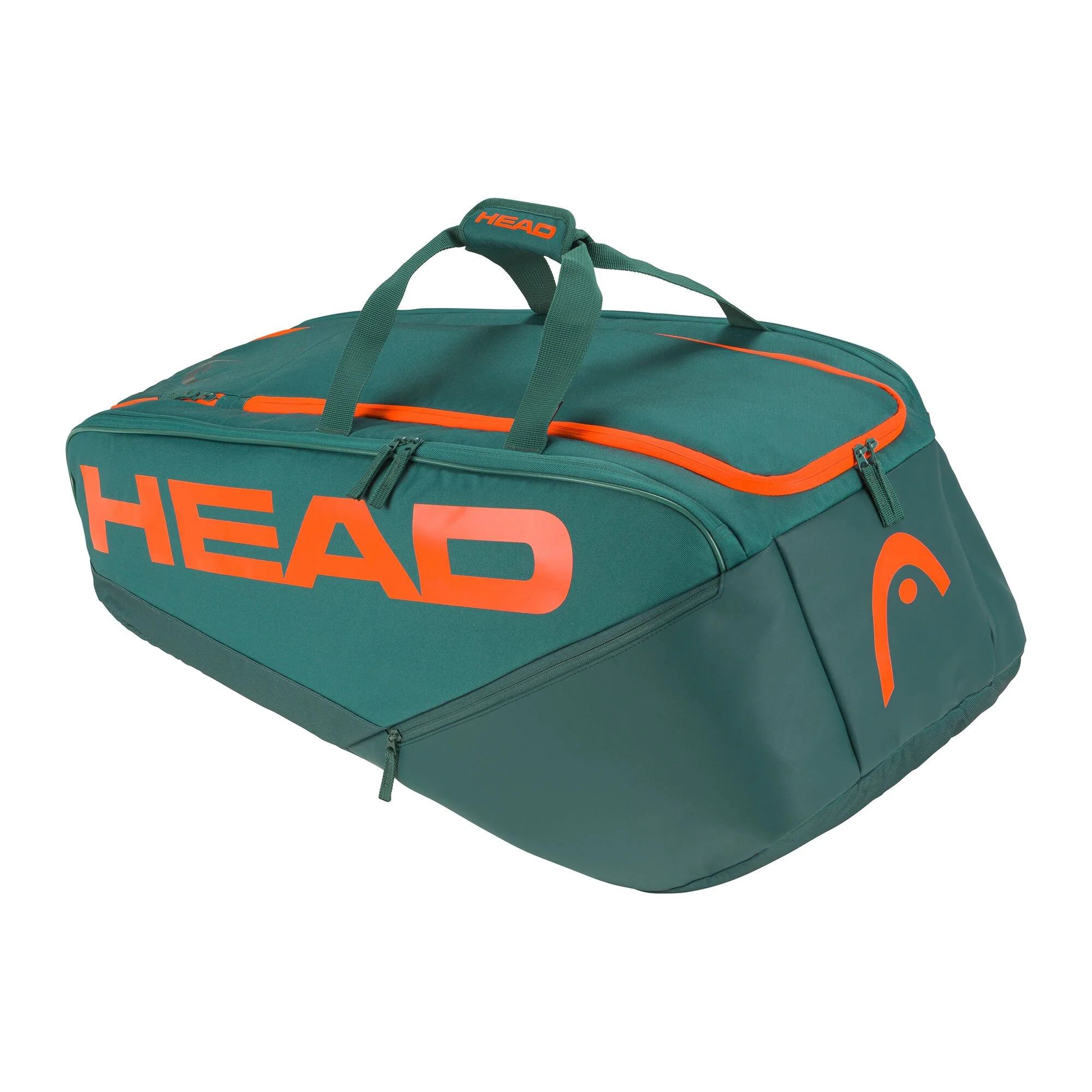 Head Pro Racquet Bag XL Borsa Per Racchetta - Verde, Arancione 1 Head Pro Racquet Bag XL Borsa Per Racchetta - Verde, Arancione