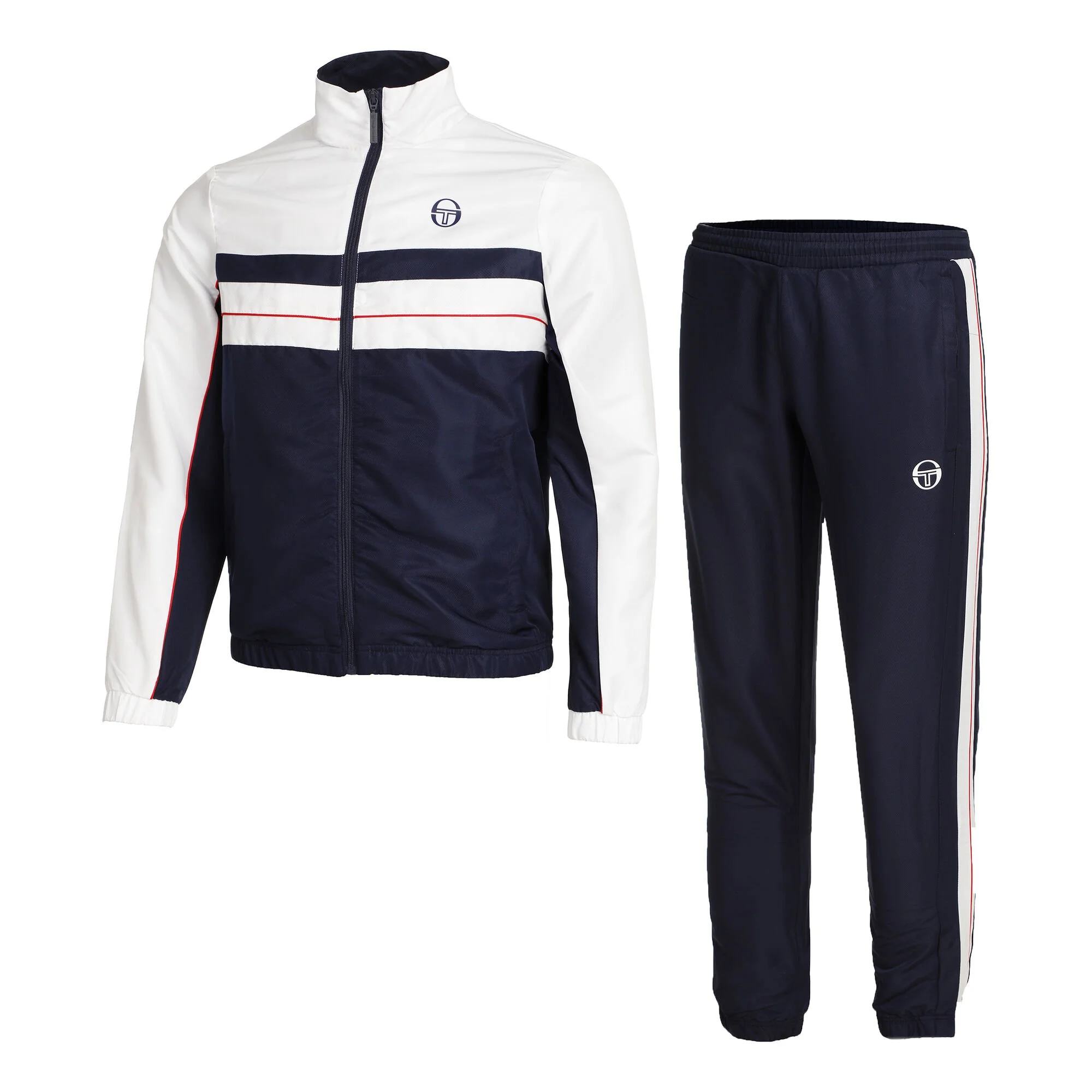 Sergio Tacchini Zelma Tuta Da Allenamento Uomini - Blu Scuro, Bianco 1 Sergio Tacchini Zelma Tuta Da Allenamento Uomini - Blu Scuro, Bianco