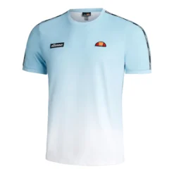 Ellesse Macina Maglietta Uomini - Blu Chiaro, Bianco