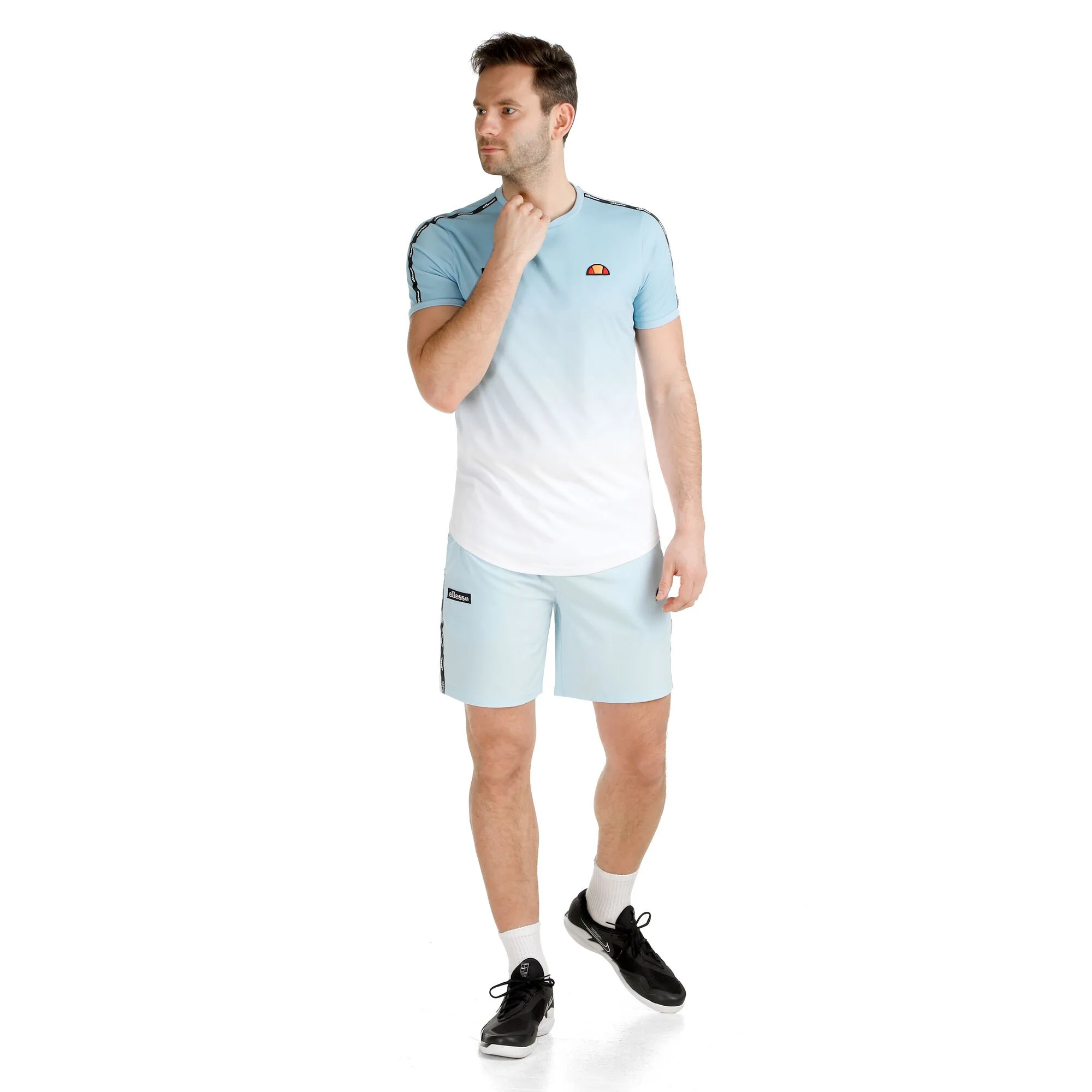 Ellesse Macina Maglietta Uomini - Blu Chiaro, Bianco 3 Ellesse Macina Maglietta Uomini - Blu Chiaro, Bianco - immagine 3