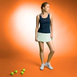 Ellesse Samprini Canottiera Donna - Blu Scuro, Multicolore -Negozio di articoli sportivi da tennis 03129000 15