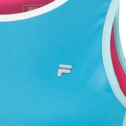 Fila Nela Canottiera Donna - Blu, Multicolore -Negozio di articoli sportivi da tennis 03343000 10