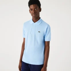 Lacoste Core Essentials Polo Uomini - Blu Chiaro 10 Lacoste Core Essentials Polo Uomini - Blu Chiaro -Negozio di articoli sportivi da tennis 03854000 13