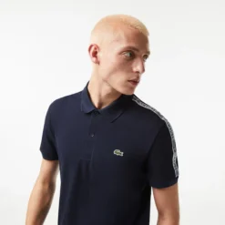 Lacoste Core Graphics Polo Uomini - Blu Scuro -Negozio di articoli sportivi da tennis 03858000 16