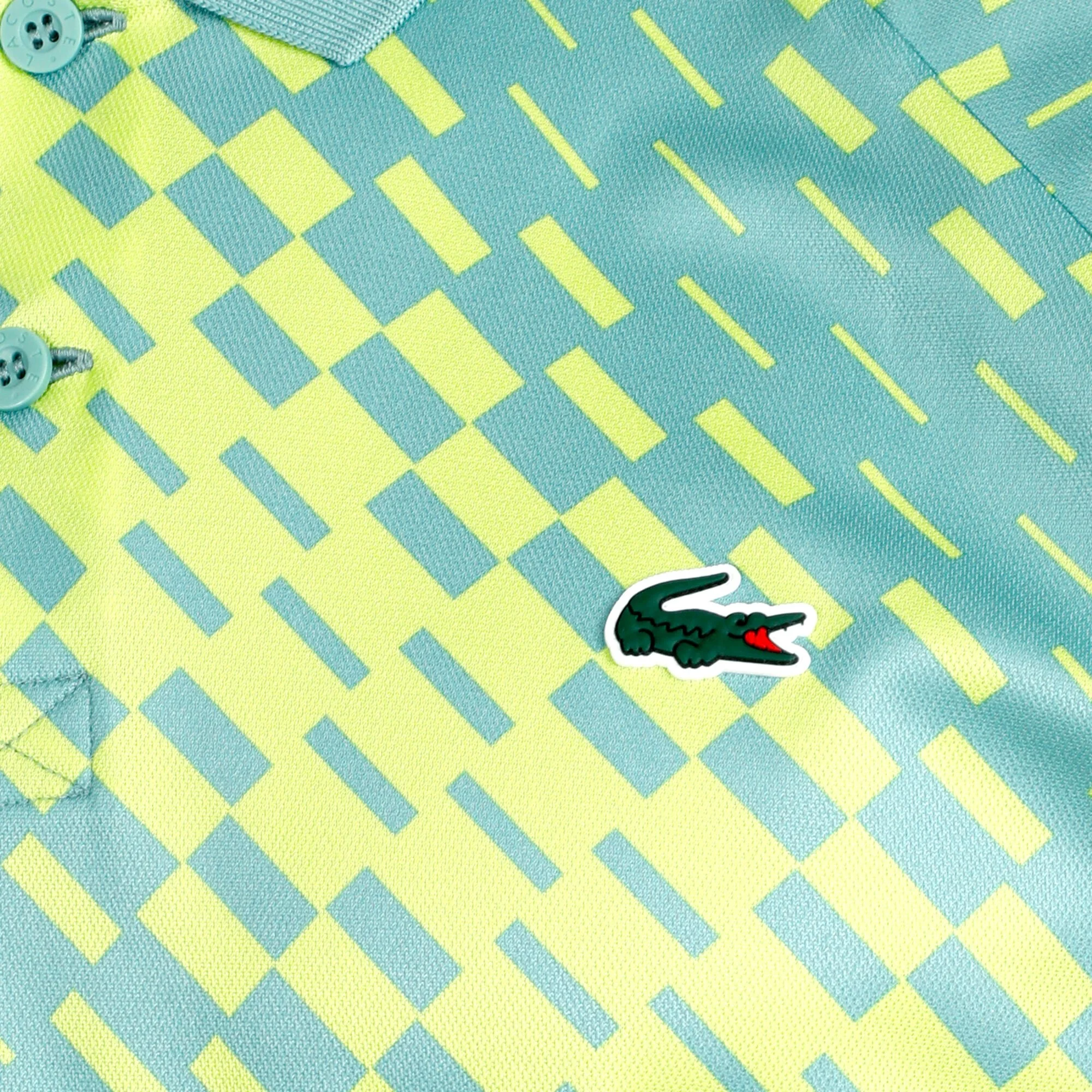 Lacoste Polo Uomini - Turchese, Giallo 3 Lacoste Polo Uomini - Turchese, Giallo - immagine 3