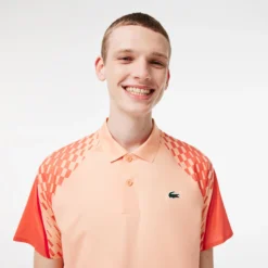 Lacoste Polo Uomini - Rosso, Arancione -Negozio di articoli sportivi da tennis 03941000 16