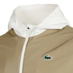 Lacoste Tuta Da Allenamento Uomini - Beige, Bianco -Negozio di articoli sportivi da tennis 03974000 14