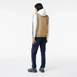 Lacoste Tuta Da Allenamento Uomini - Beige, Bianco -Negozio di articoli sportivi da tennis 03974000 19