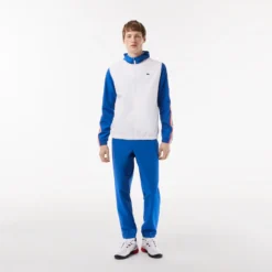 Lacoste Tuta Da Allenamento Uomini - Bianco, Blu -Negozio di articoli sportivi da tennis 03975000 18