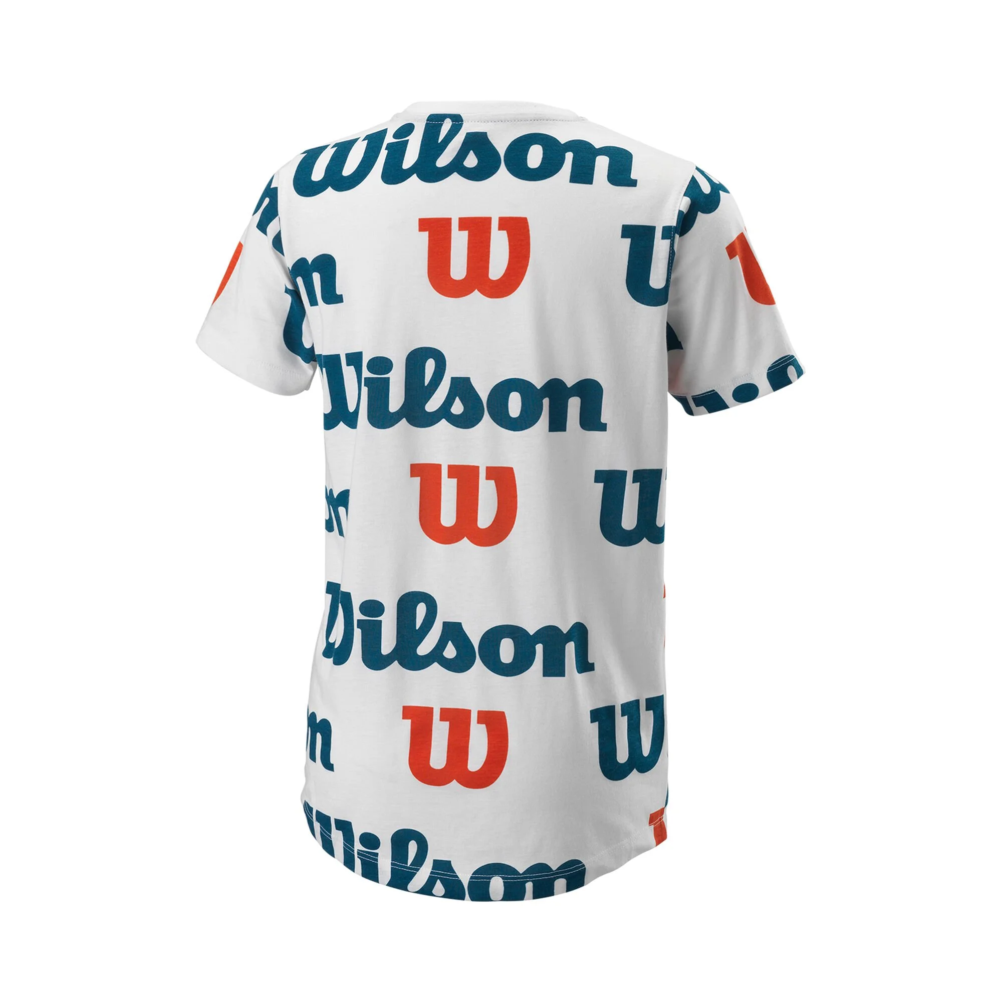 Wilson All Over Logo Tech Maglietta Ragazzi - Bianco, Multicolore 2 Wilson All Over Logo Tech Maglietta Ragazzi - Bianco, Multicolore - immagine 2