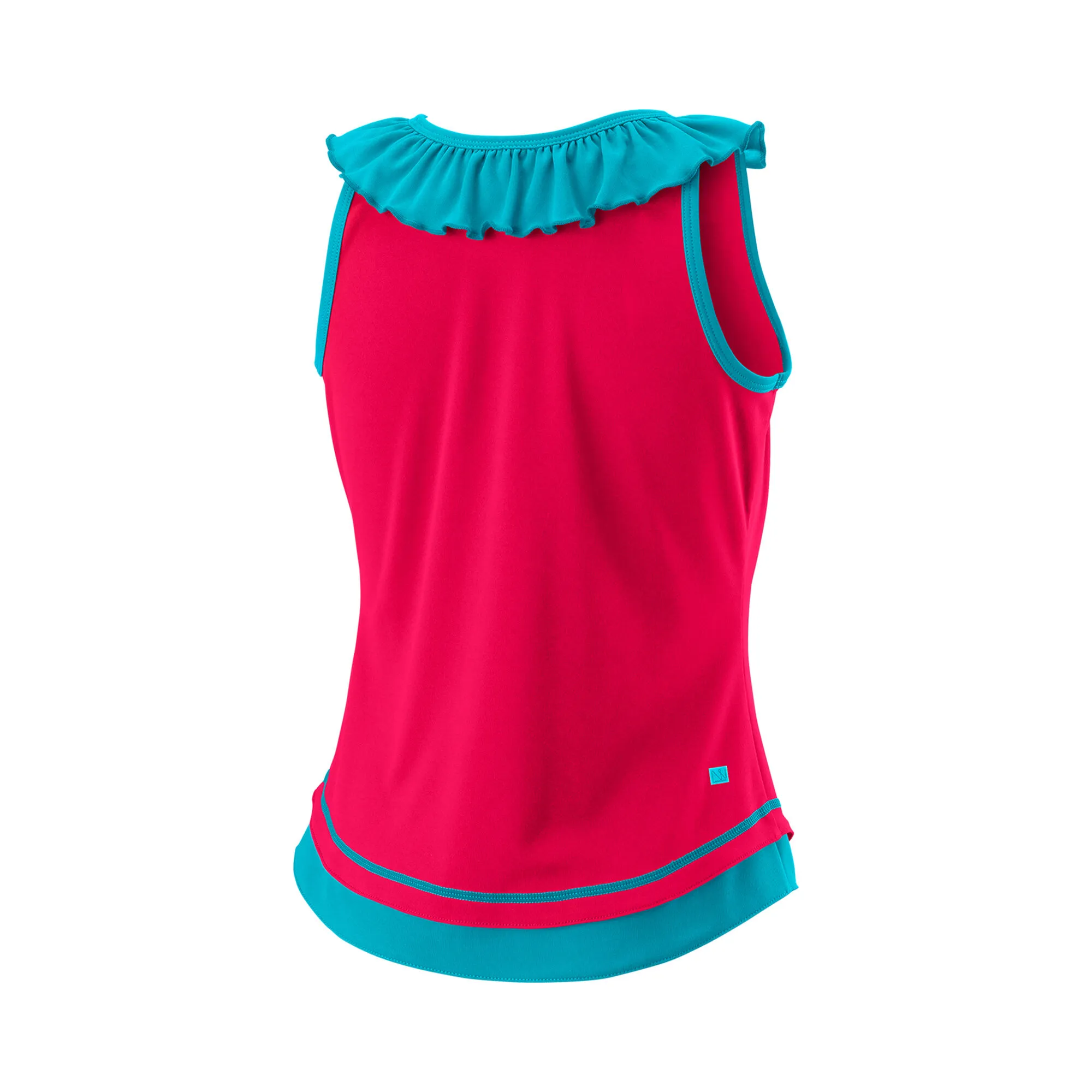 Wilson Competition II Canottiera Ragazze - Rosa, Turchese 2 Wilson Competition II Canottiera Ragazze - Rosa, Turchese - immagine 2