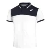 Asics Court Polo Uomini - Bianco, Blu Scuro
