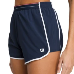 Wilson Heir Unlined Pantaloncini Donna - Blu Scuro -Negozio di articoli sportivi da tennis 05354000 16
