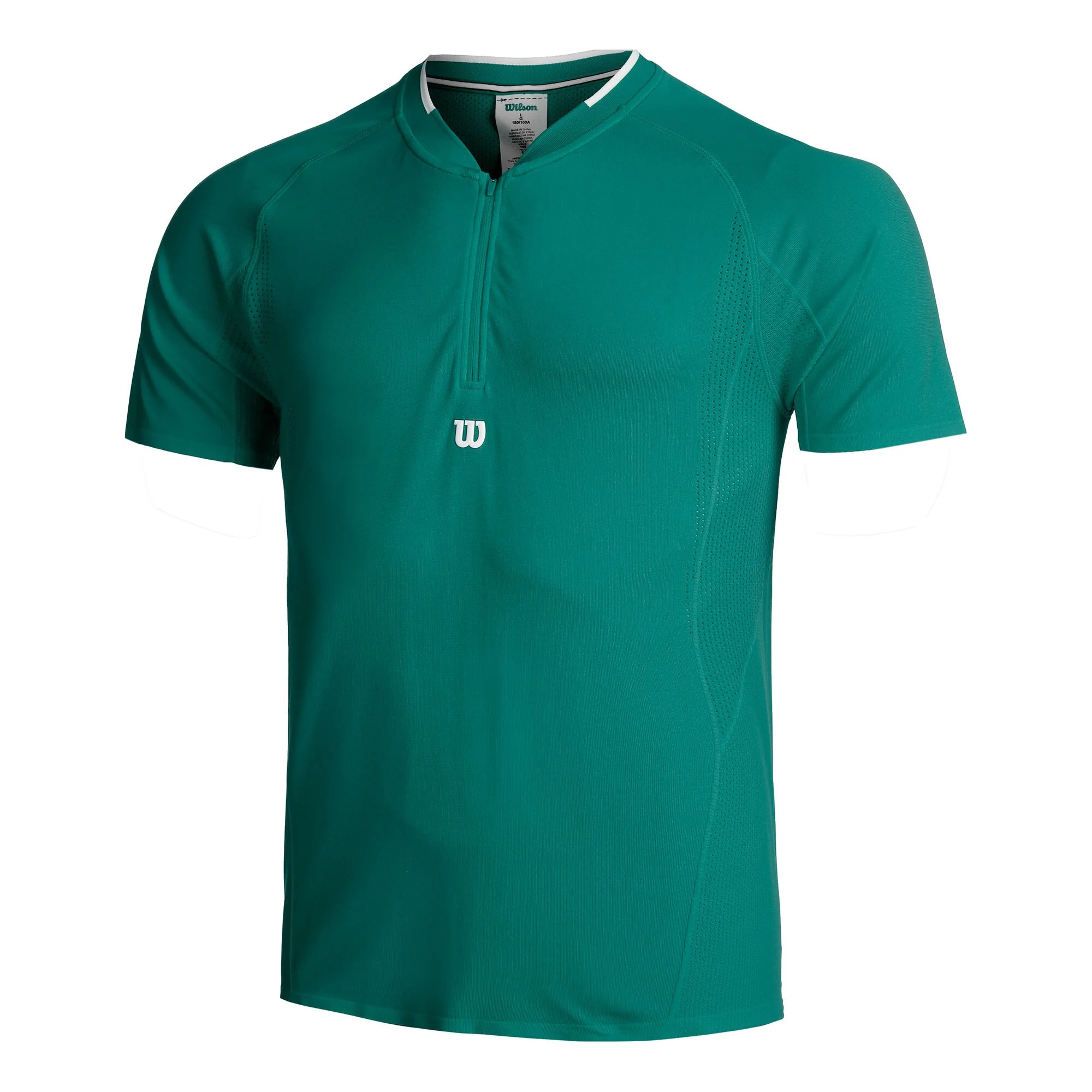 Wilson Players Seamless Zip Henley 2.0 Maglietta Uomini - Verde 1 Wilson Players Seamless Zip Henley 2.0 Maglietta Uomini - Verde