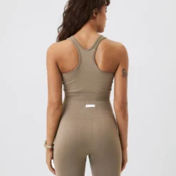 BJØRN BORG Borg Mid V Support Reggiseni Sportivi Donna - Beige -Negozio di articoli sportivi da tennis 05484000 14