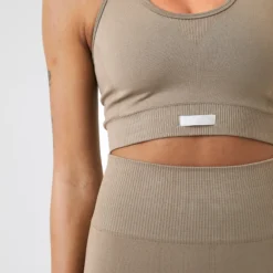 BJØRN BORG Borg Mid V Support Reggiseni Sportivi Donna - Beige -Negozio di articoli sportivi da tennis 05484000 16