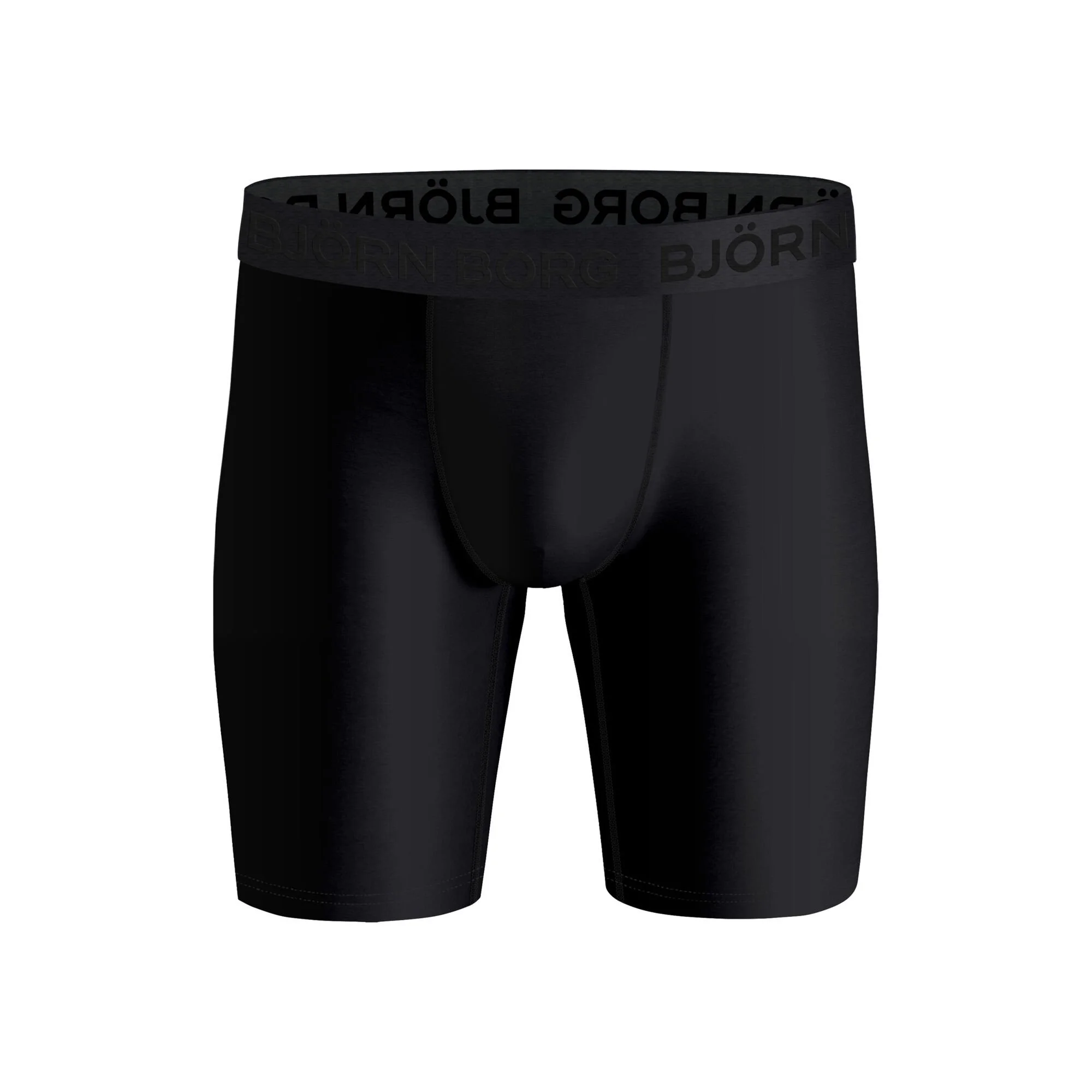BJØRN BORG Long Leg Boxer Confezione Da 2 Uomini - Nero 2 BJØRN BORG Long Leg Boxer Confezione Da 2 Uomini - Nero - immagine 2