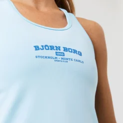 BJØRN BORG Tank-Top Canottiera Donna - Blu Chiaro -Negozio di articoli sportivi da tennis 05542000 16