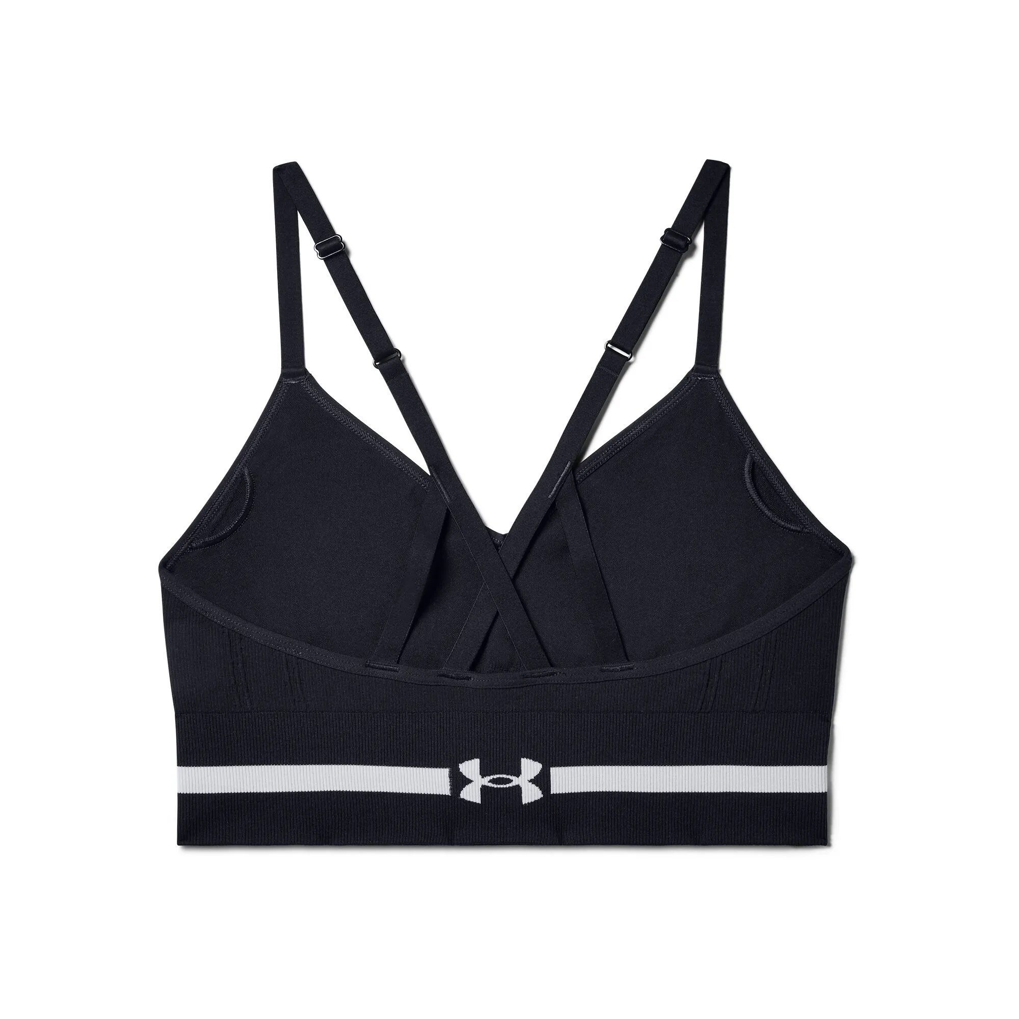 Under Armour Seamless Low Long Reggiseni Sportivi Donna - Nero, Grigio Chiaro 2 Under Armour Seamless Low Long Reggiseni Sportivi Donna - Nero, Grigio Chiaro - immagine 2