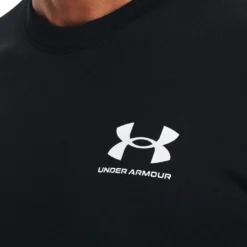 Under Armour Rival Terry LC Manica Lunga Uomini - Nero -Negozio di articoli sportivi da tennis 07949000 16