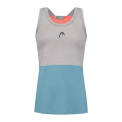 Head Tech Canottiera Donna - Grigio, Multicolore
