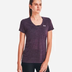 Under Armour Tech Twist Maglietta Donna - Viola 7 Under Armour Tech Twist Maglietta Donna - Viola -Negozio di articoli sportivi da tennis 08464000 13