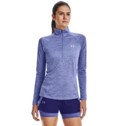 Under Armour Tech Half-Zip Warm Up Twist Manica Lunga Donna - Lilla 8 Under Armour Tech Half-Zip Warm Up Twist Manica Lunga Donna - Lilla -Negozio di articoli sportivi da tennis 08473000 13