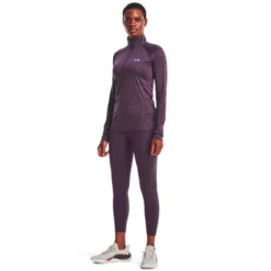 Under Armour Tech Half-Zip Warm Up Twist Manica Lunga Donna - Viola -Negozio di articoli sportivi da tennis 08474000 15