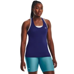 Under Armour Heatgear Racer Canottiera Donna - Blu Scuro -Negozio di articoli sportivi da tennis 08479000 13