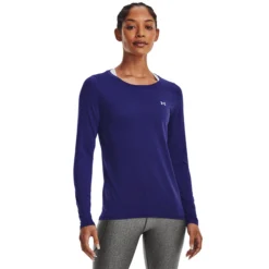 Under Armour Heatgear Manica Lunga Donna - Blu Scuro 8 Under Armour Heatgear Manica Lunga Donna - Blu Scuro -Negozio di articoli sportivi da tennis 08482000 13