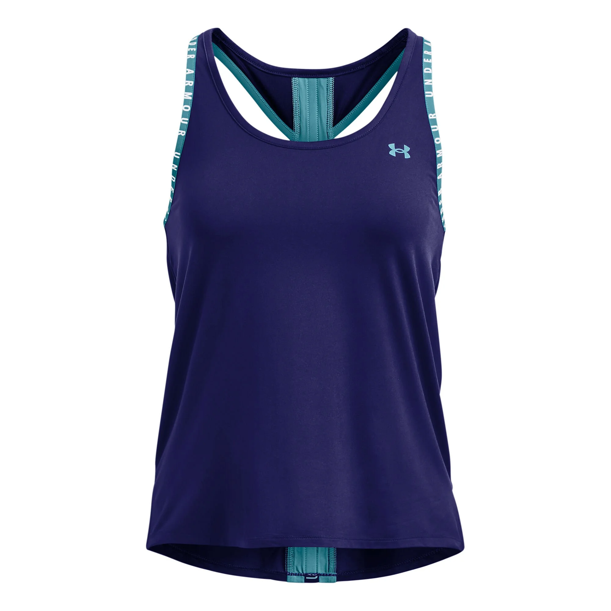 Under Armour Knockout Canottiera Donna - Blu Scuro, Turchese 1 Under Armour Knockout Canottiera Donna - Blu Scuro, Turchese