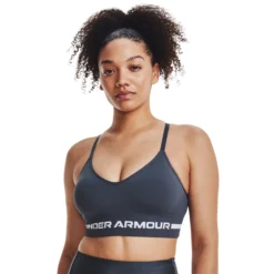 Under Armour Seamless Low Long Reggiseni Sportivi Donna - Grigio Scuro -Negozio di articoli sportivi da tennis 08498000 13