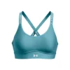 Under Armour Infinity Mid Covered Reggiseni Sportivi Donna - Turchese