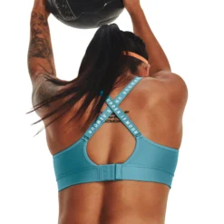 Under Armour Infinity Mid Covered Reggiseni Sportivi Donna - Turchese -Negozio di articoli sportivi da tennis 08503000 14