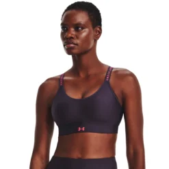 Under Armour Infinity Mid Covered Reggiseni Sportivi Donna - Viola -Negozio di articoli sportivi da tennis 08504000 13