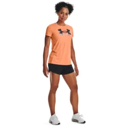 Under Armour Tech Solid Script Graphic Maglietta Donna - Arancione, Nero -Negozio di articoli sportivi da tennis 08513000 15