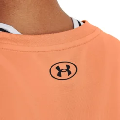 Under Armour Tech Solid Script Graphic Maglietta Donna - Arancione, Nero -Negozio di articoli sportivi da tennis 08513000 16