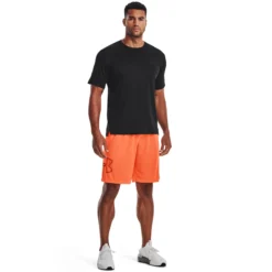 Under Armour Tech Graphic Pantaloncini Uomini - Arancione -Negozio di articoli sportivi da tennis 08515000 15