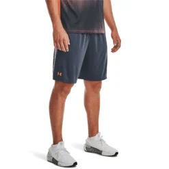 Under Armour Tech WM Graphic Pantaloncini Uomini - Grigio Scuro, Arancione -Negozio di articoli sportivi da tennis 08556000 13