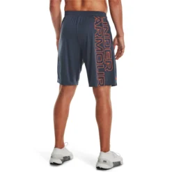 Under Armour Tech WM Graphic Pantaloncini Uomini - Grigio Scuro, Arancione -Negozio di articoli sportivi da tennis 08556000 14