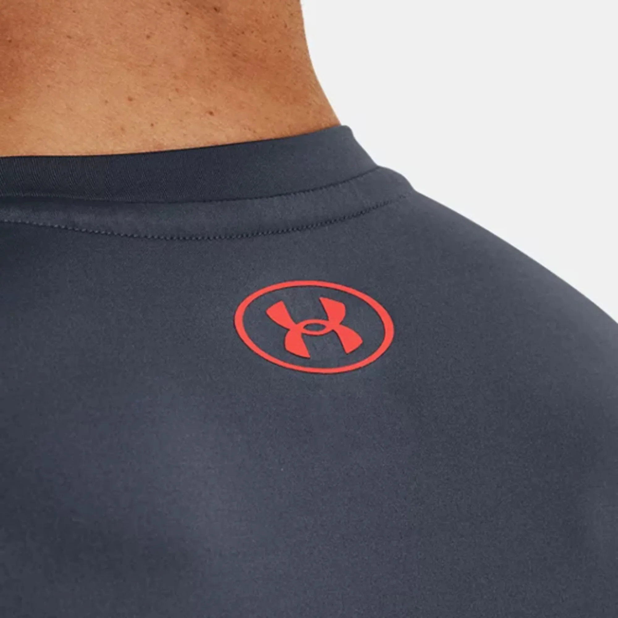 Under Armour Heatgear Novelty Maglietta Uomini - Grigio Scuro, Arancione 5 Under Armour Heatgear Novelty Maglietta Uomini - Grigio Scuro, Arancione - immagine 5