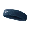 Nike Swoosh Fascia Per La Testa - Blu Scuro, Bianco
