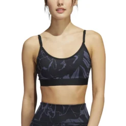 ADIDAS Training Flower Light-Support Reggiseni Sportivi Donna - Blu Scuro, Blu -Negozio di articoli sportivi da tennis 17106000 13