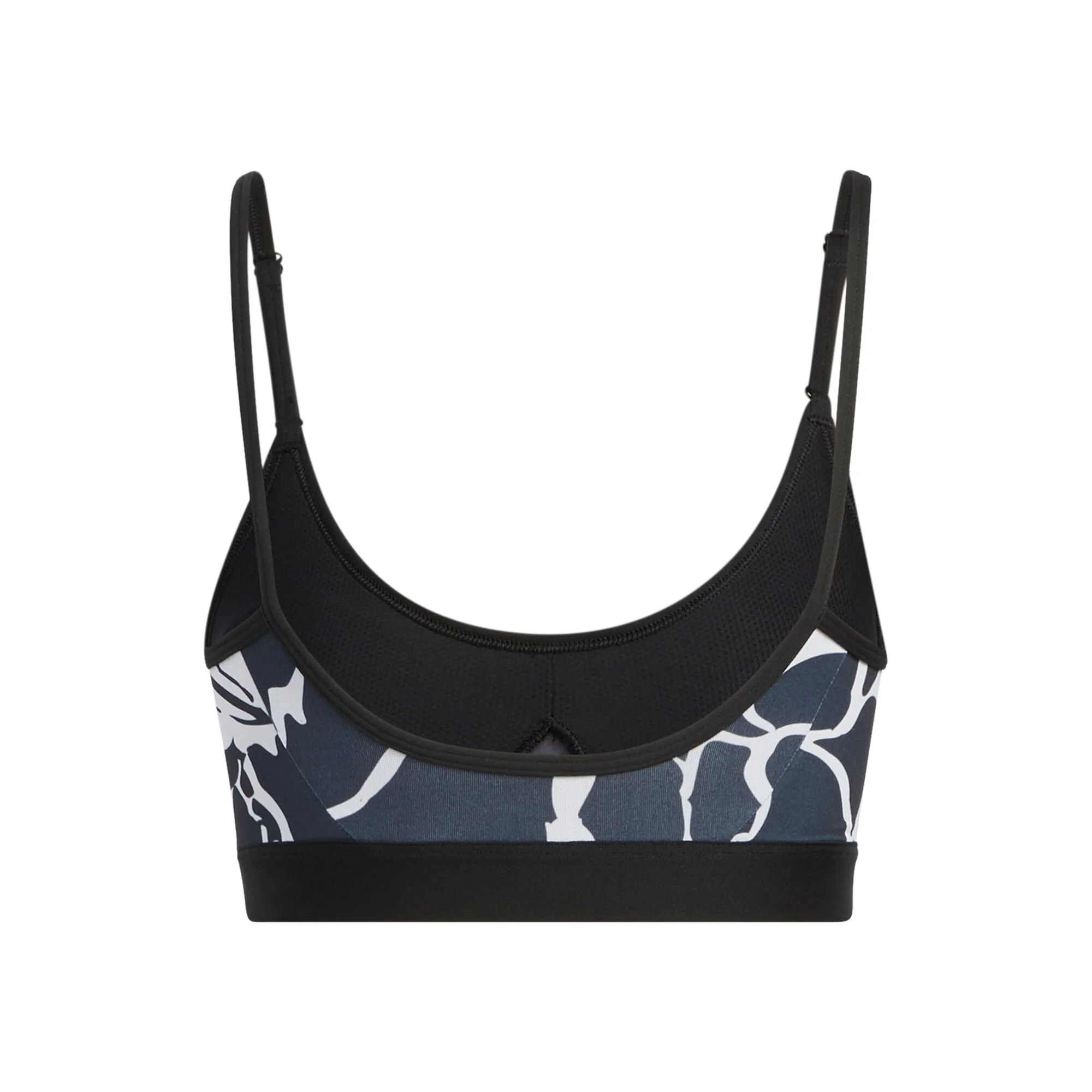 ADIDAS Training Flower Light-Support Reggiseni Sportivi Donna - Grigio, Bianco 2 ADIDAS Training Flower Light-Support Reggiseni Sportivi Donna - Grigio, Bianco - immagine 2