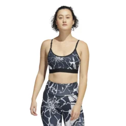 ADIDAS Training Flower Light-Support Reggiseni Sportivi Donna - Grigio, Bianco 9 ADIDAS Training Flower Light-Support Reggiseni Sportivi Donna - Grigio, Bianco -Negozio di articoli sportivi da tennis 17107000 13
