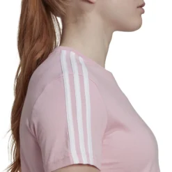 ADIDAS 3 Stripes Cropped Maglietta Donna - Rosa -Negozio di articoli sportivi da tennis 17281000 17
