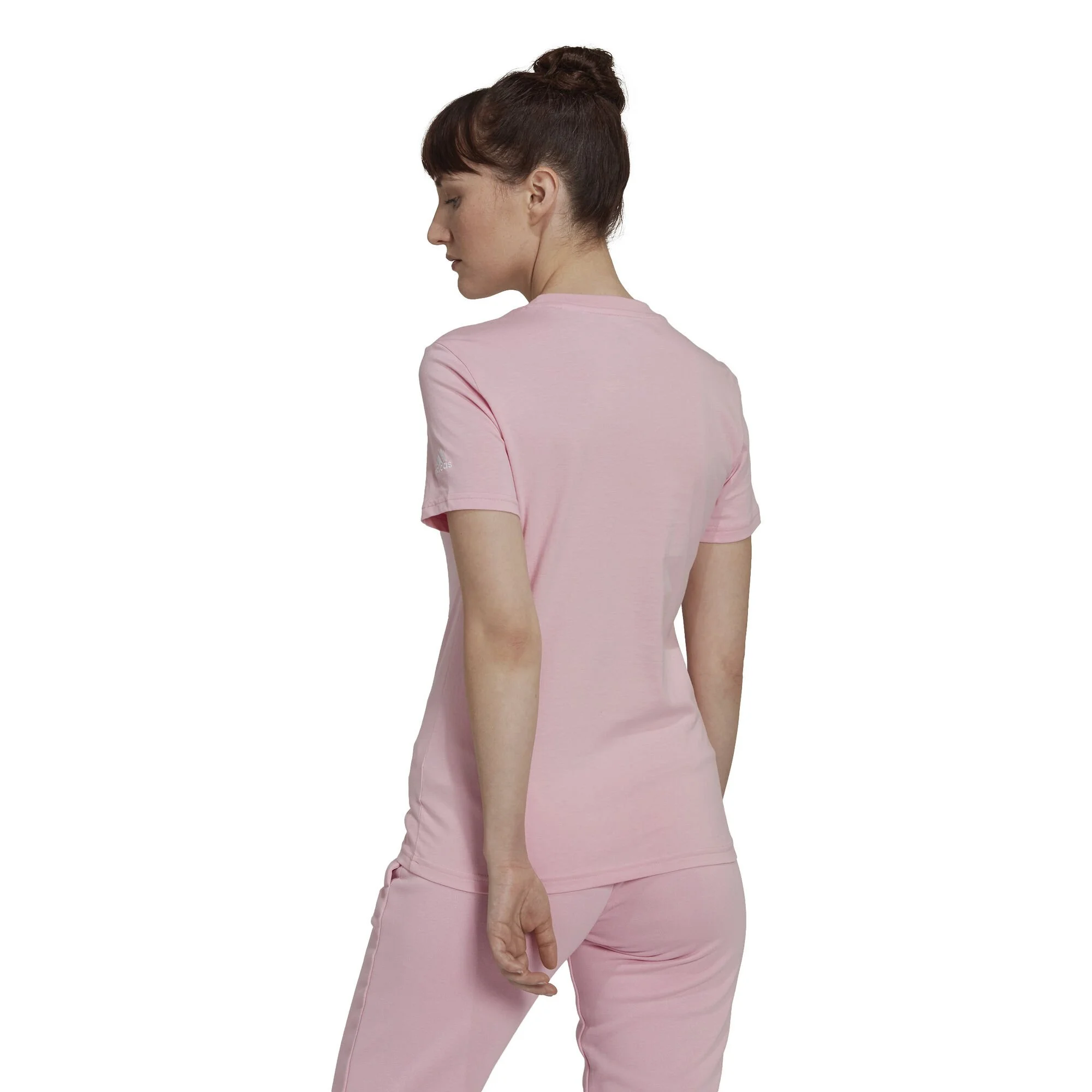 ADIDAS Linear Maglietta Donna - Rosa 3 ADIDAS Linear Maglietta Donna - Rosa - immagine 3