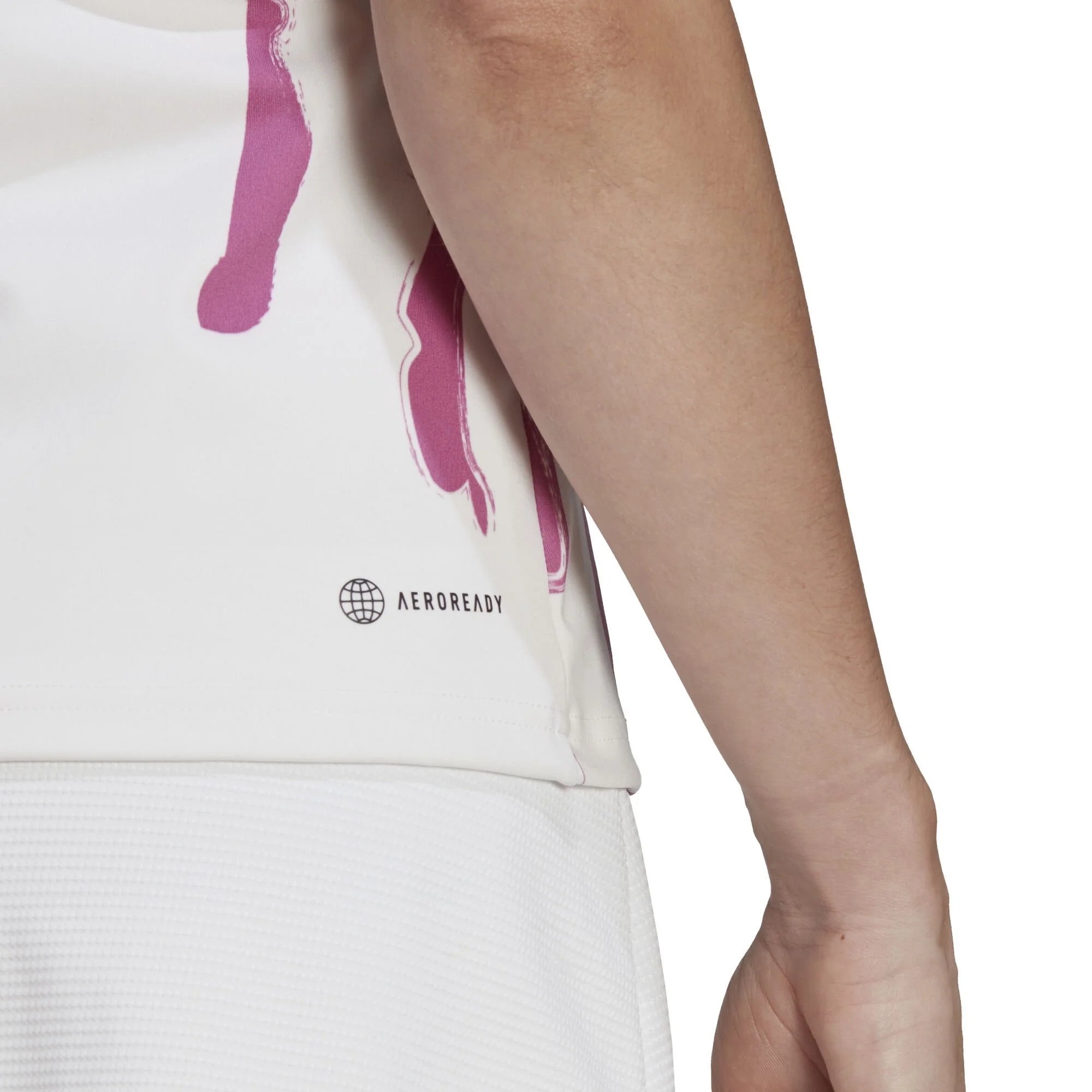 ADIDAS New York Y Canottiera Donna - Bianco, Lilla 6 ADIDAS New York Y Canottiera Donna - Bianco, Lilla - immagine 6